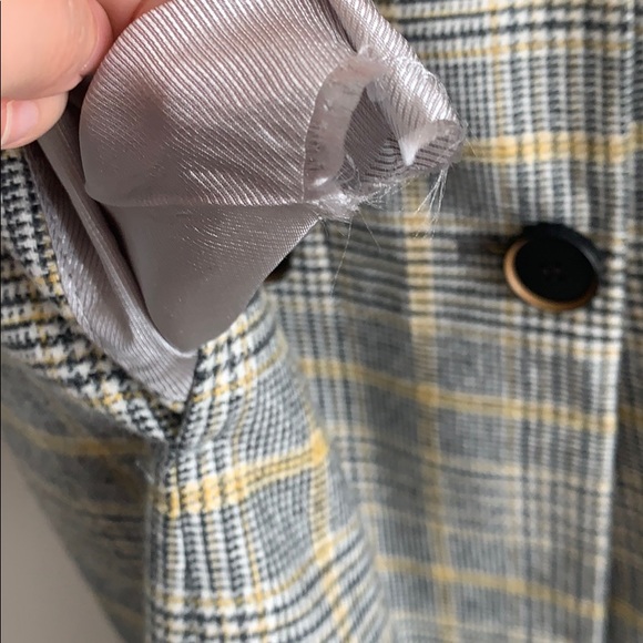 ZARA Checked wool coat - Picture 11 of 12